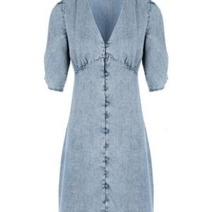 Allsaints Kota Tencel Dress denim XS